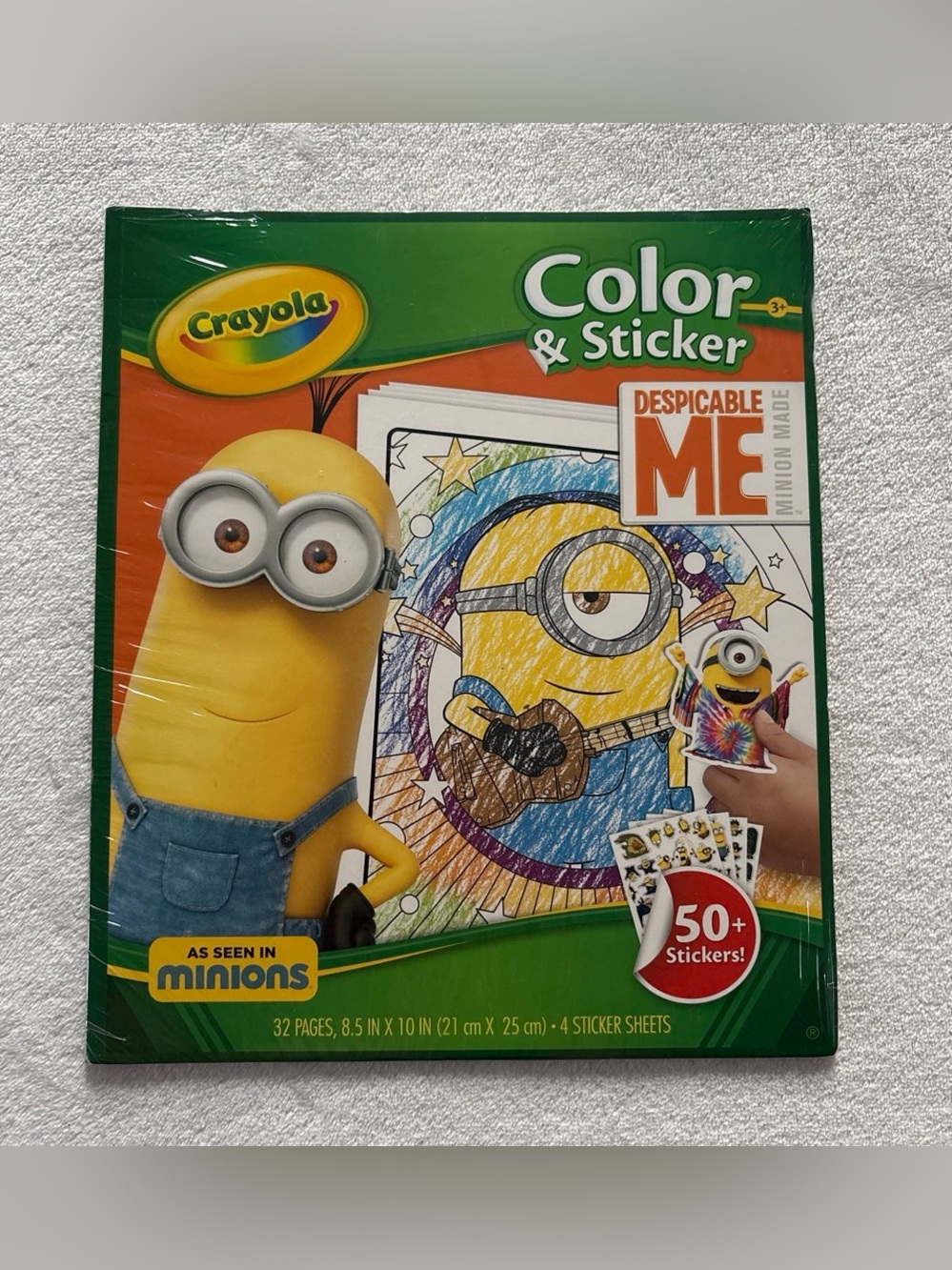 Y2K Crayola Color & Sticker Despicable Me Minions Activity Book NEW